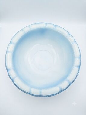 1970s Arners 15" Ceramic Wash Basin Vintage Pottery Centerpiece Bowl